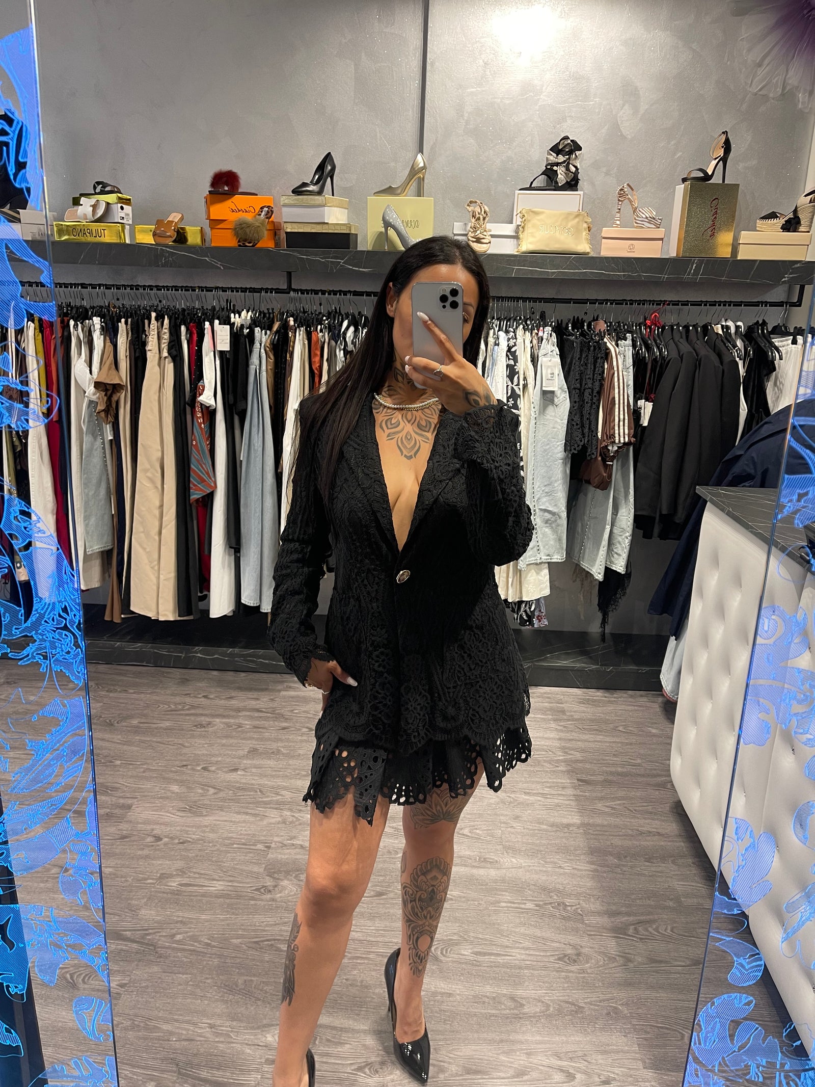Coordinato Black Pizzo