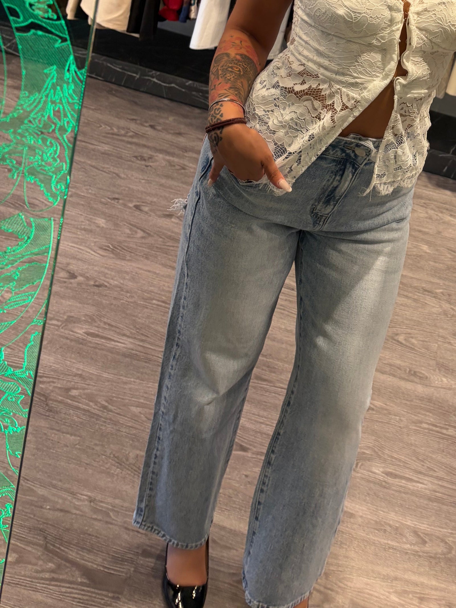 Jeans Glitter Leopard