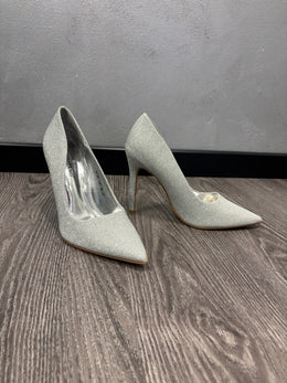 Silver Glam Heels