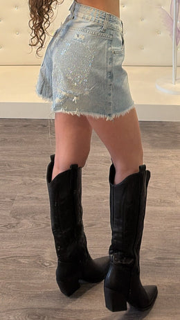 Short Jeans Glitter Touch