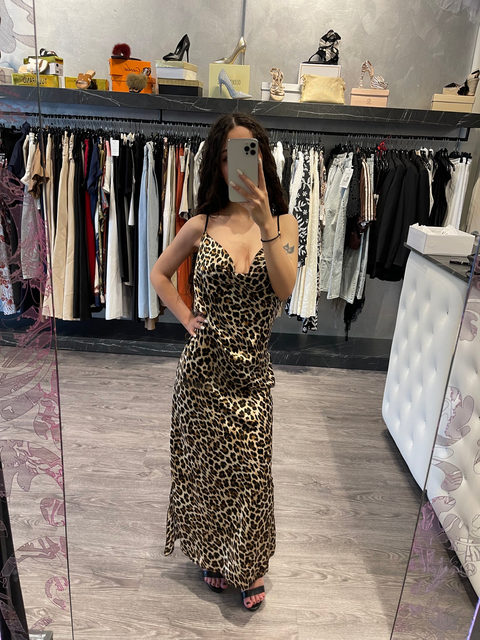 Vestito Leopardo & Black