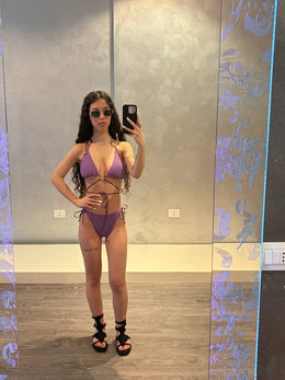 Bikini Stardust Wrap Violet